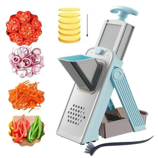 Mandoline Multifonction 12-en-1 – Coupe Légumes Rapide et Sécurisée