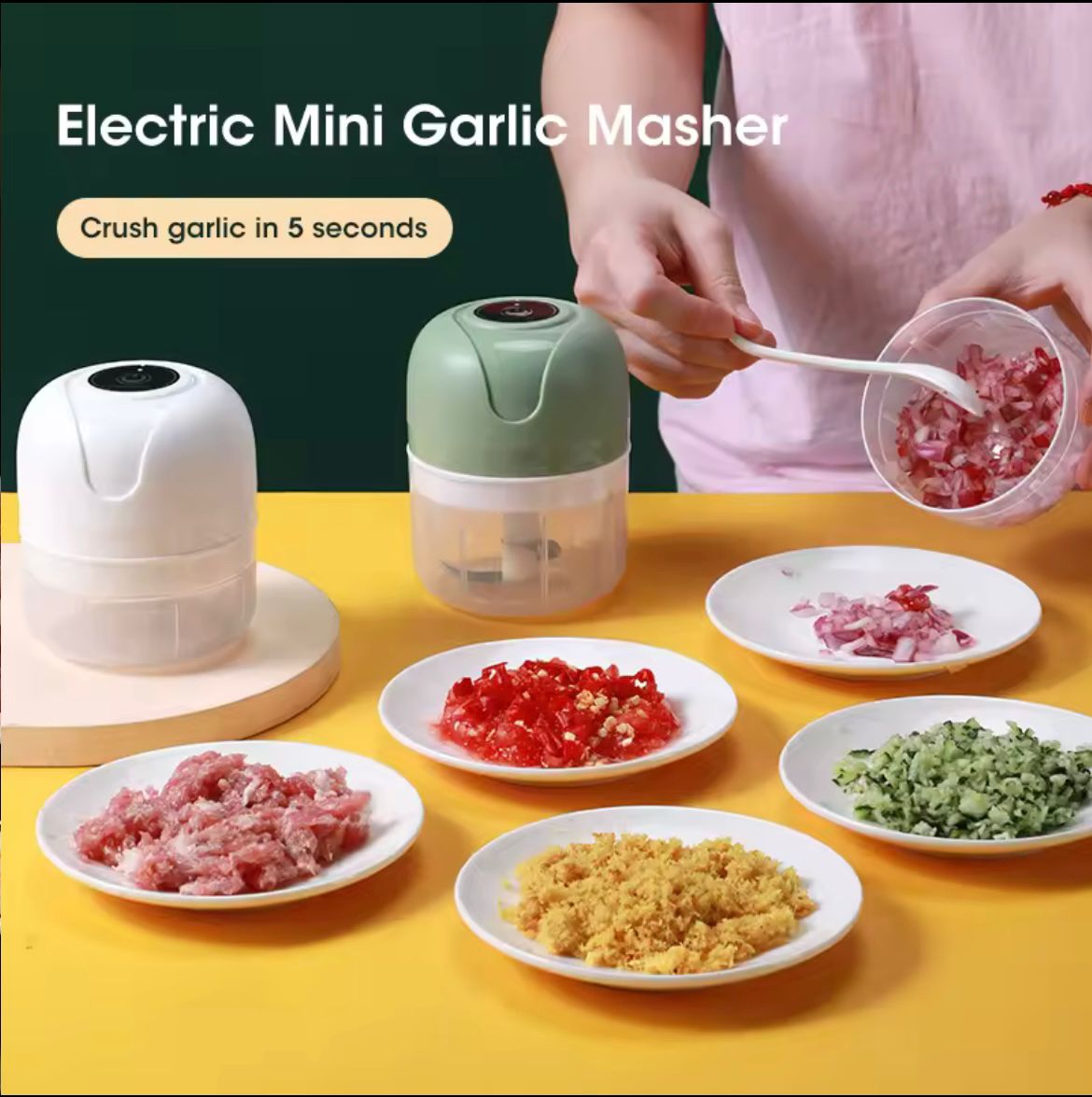 Hachoir électrique rechargeable